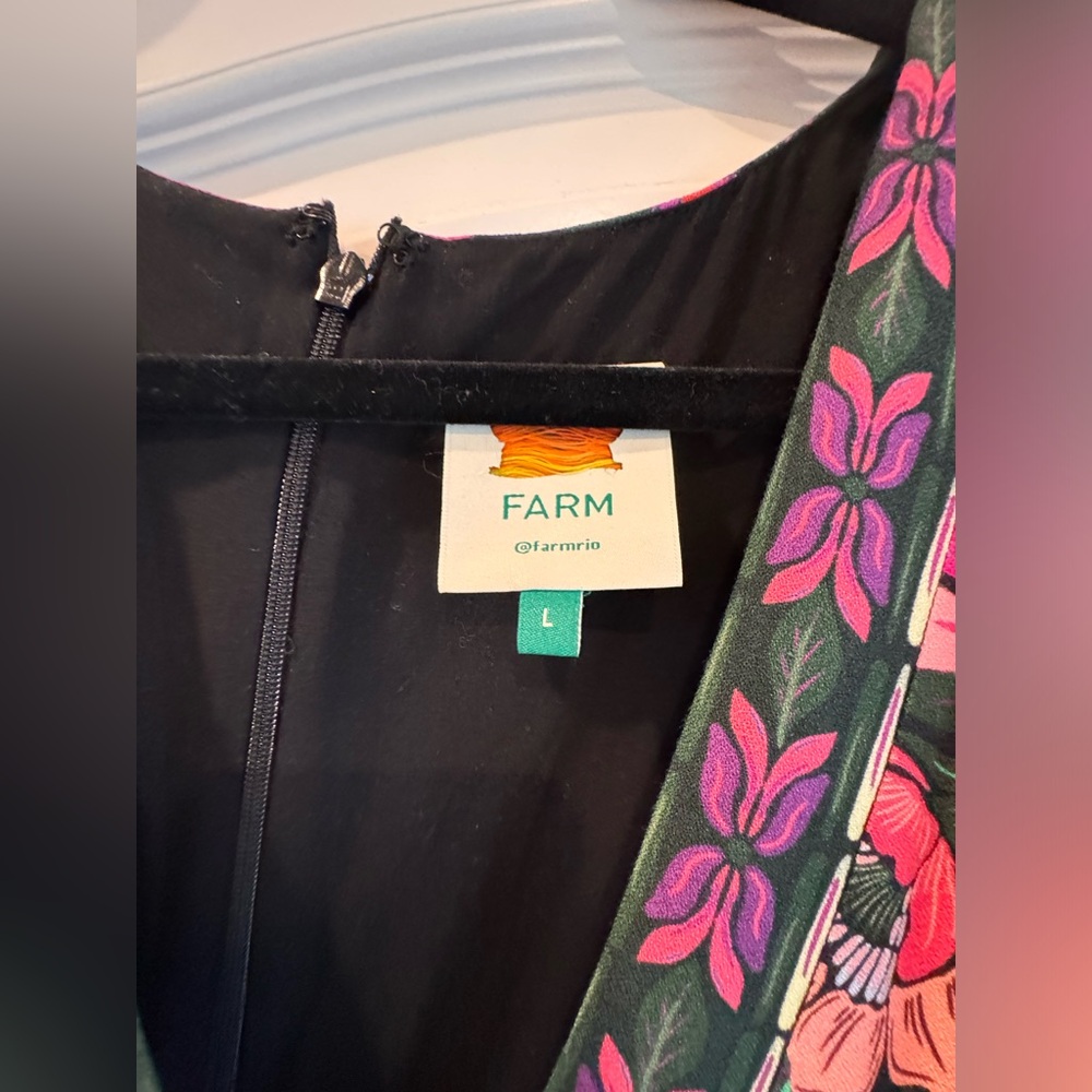 FARM Rio Floral Maxi Dress - Pink and Green - Picture 6 of 10